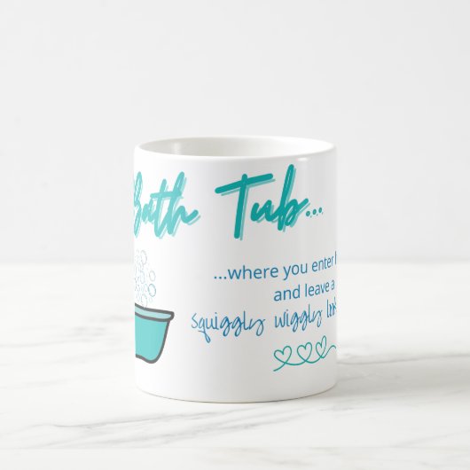 浴笑わされる槽マグ/浴室用アクセサリー  コーヒーマグカップ (中央)