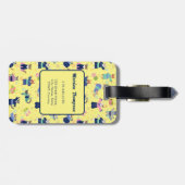 浴衣の猫 ラゲッジタグ (裏面横)