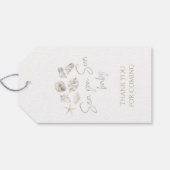 海あなたはすぐに赤ちゃんシャワー ギフトタグ (裏面横)