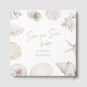 海あなたはすぐに赤ちゃんシャワー ゲストブック (裏面)