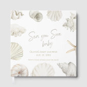 海あなたはすぐに赤ちゃんシャワー ゲストブック (正面)