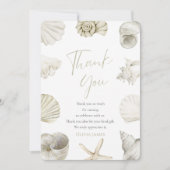 海あなたはすぐに赤ちゃんシャワー サンキューカード (正面)