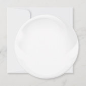 海あなたはすぐに赤ちゃんシャワー 招待状 (裏面)