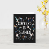 海いけな員の女性への贈りおもしろい物 カード (黄色い花)