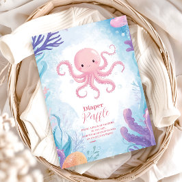 海おむつラッフルの下にかわいい エンクロージャーカード