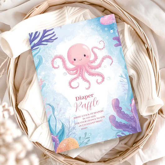 海おむつラッフルの下にかわいい エンクロージャーカード