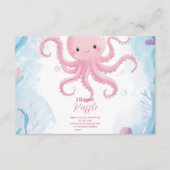 海おむつラッフルの下にかわいい エンクロージャーカード (正面)