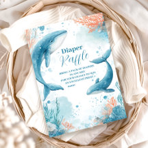 海おむつラッフルの下の水色クジラ