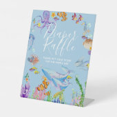 海おむつラッフルの下 台座サイン (正面)