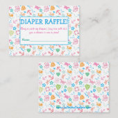 海おむつラッフルチケット エンクロージャーカード (正面/裏面)