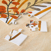 海おもしろいに浮かぶ漫画の海のカワウソ ジグソーパズル (側面)