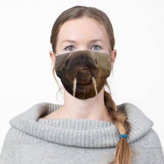 海おもしろいのセイウチ 大人用布マスク