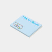 海おもしろい生き物のイラストレーション ポストイット (アングル)