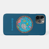 海おもしろい生き物の水中アニメ2 Case-Mate iPhoneケース (裏面(横))