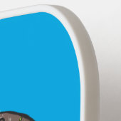 海おもしろい生物の水中アニメスケッチ ピックルボールラケット (左詳細)