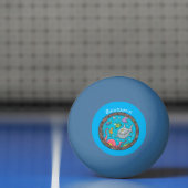 海おもしろい生物の水中アニメスケッチ 卓球ボール (ネット)