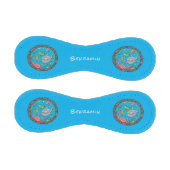 海おもしろい生物の水中アニメスケッチ 野球ボール (パネル)