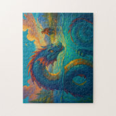 海おもしろい蛇遊ファンタジー ジグソーパズル (縦)