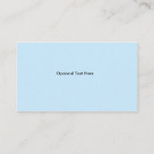 海およびボート 名刺 (裏面)