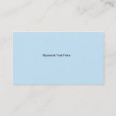 海およびボート 名刺 (裏面)