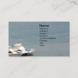 海およびボート 名刺