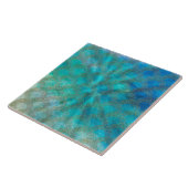 海および人魚は水および金ゴールドではかりで測ました タイル (側面)