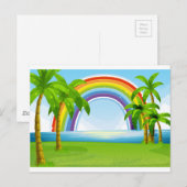 海および虹 ポストカード (正面/裏面)