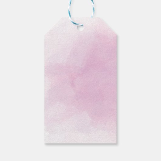 海お洒落の下の人魚ありがとうラベル ギフトタグ (裏面)