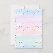 海お洒落の誕生日パーティースクリプトの下 サンキューカード (裏面)