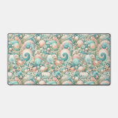 海お洒落ブリーズ：コッタのパステルシー渦巻き デスクマット (正面)
