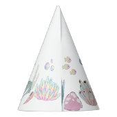 海お洒落下の水彩画 パーティーハット (裏面)