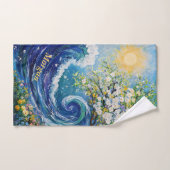 海お洒落波 | 印象主義スポーツ ハンドタオル (ハンドタオル)