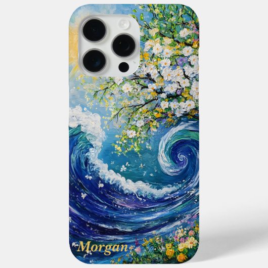 海お洒落波 | 印象派絵を描の Case-Mate iPhoneケース (裏面)