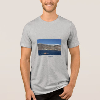 海からのサントリーニ島 トライブレンドＴシャツ