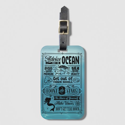 海からの回答 ラゲッジタグ (正面縦)