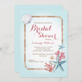 海からの宝物 招待状 (正面/裏面)