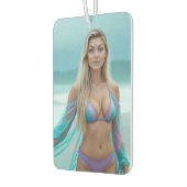 海からの放射能：ヘレナ島モーメント カーエアーフレッシュナー (左)