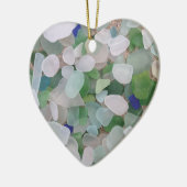 海からの海ガラス セラミックオーナメント (左)