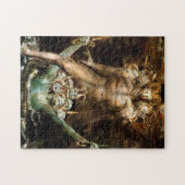 海からの素晴らしく赤いドラゴンそして獣 ジグソーパズル (横)