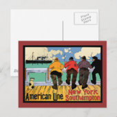 海からニューヨークへ ポストカード (正面/裏面)