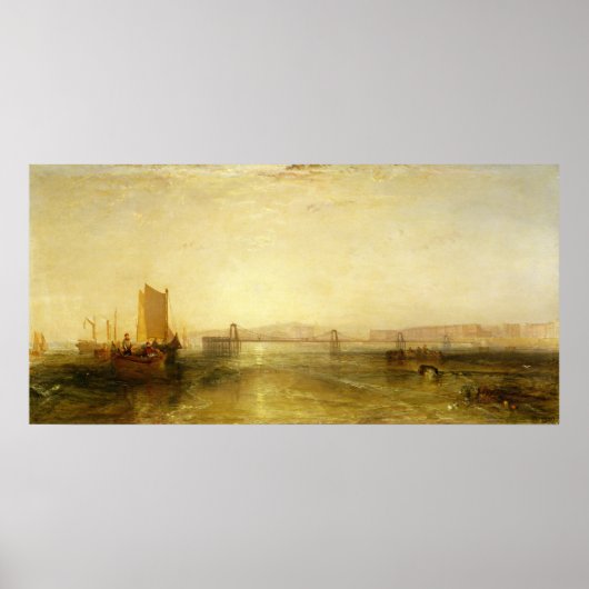 海からブライトン， c.1829 ポスター (正面)