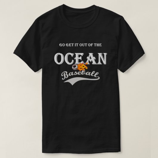 海から外す Tシャツ (デザイン正面)