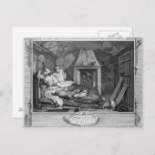 海から戻った怠け者の戒め ポストカード (正面/裏面)