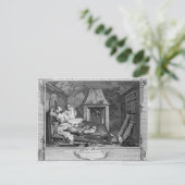 海から戻った怠け者の戒め ポストカード (スタンド正面)