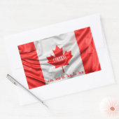 海から海へ海からカナダ 長方形シール (封筒)