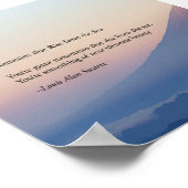 海から湧き出る山 ポスター (角)