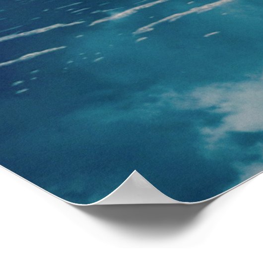 海から現れる黒いペガサス ポスター (角)