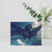 海から現れる黒いペガサス ポストカード (スタンド正面)