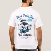 海から生まれた二つの岩 Tシャツ (裏面)