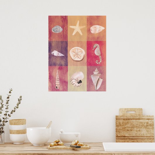 海から ポスター (キッチン)